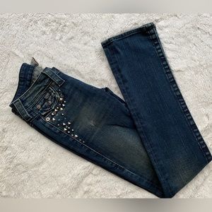 True Religion Studded Jeans w/Crystals/Rhinestones